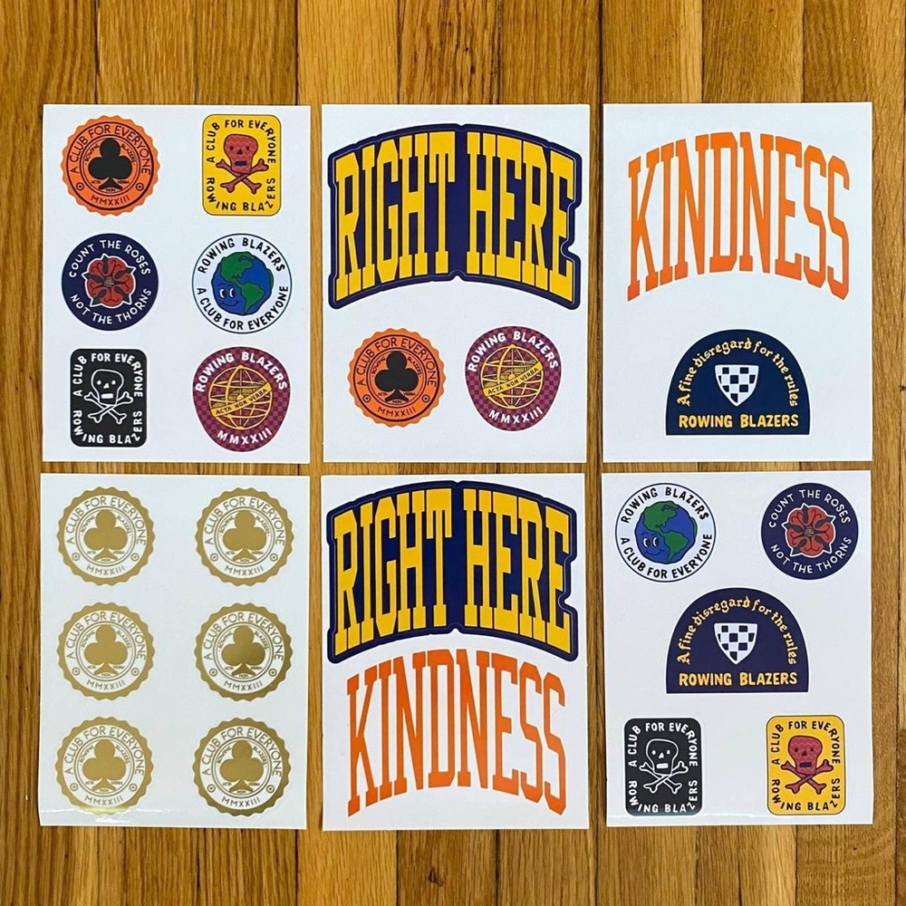 Rowing Blazers Colorful Sticker Set - Picture 2 of 2